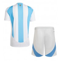 Camiseta Argentina Primera Equipación para niños Copa America 2024 manga corta (+ pantalones cortos)